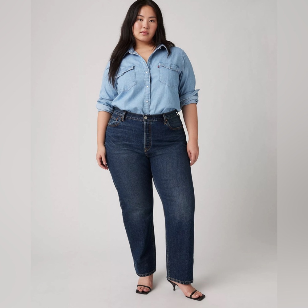Levi’s 501® Original Women’s Jeans – Plus Size – Dark Wash